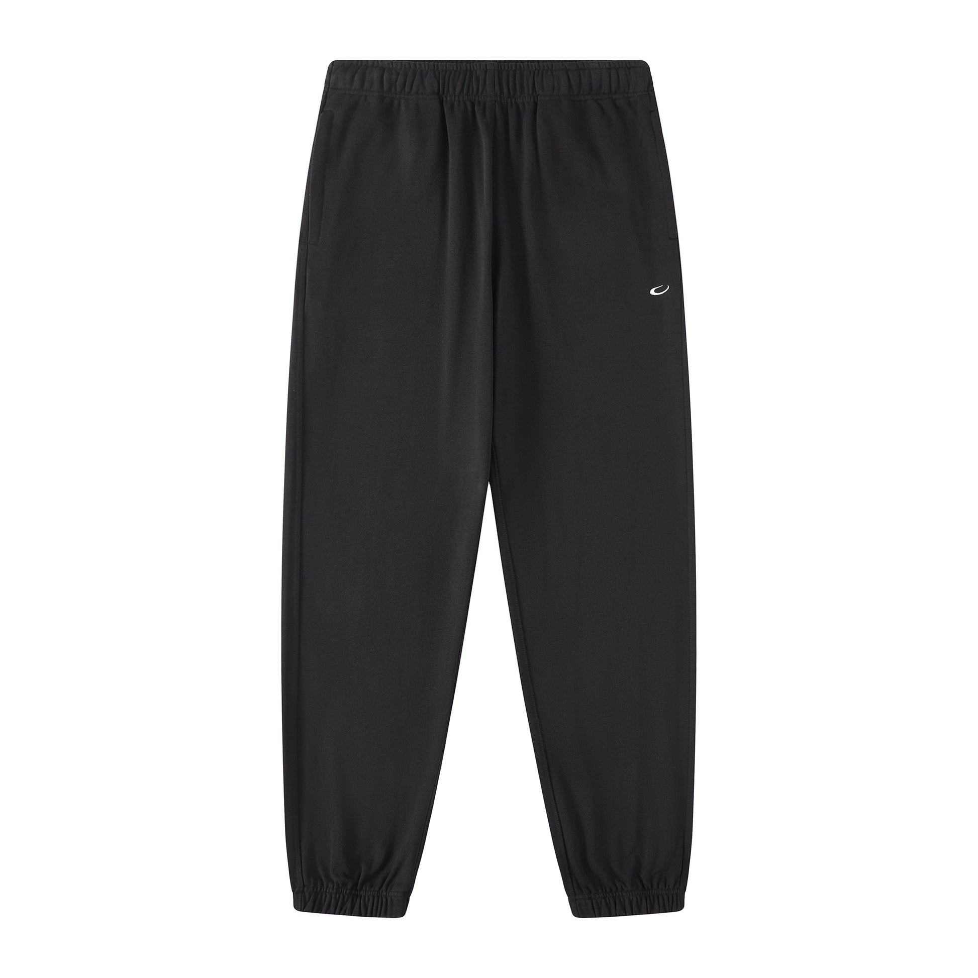 MOONGONE 400 GSM Black Tapered Jogger Pants