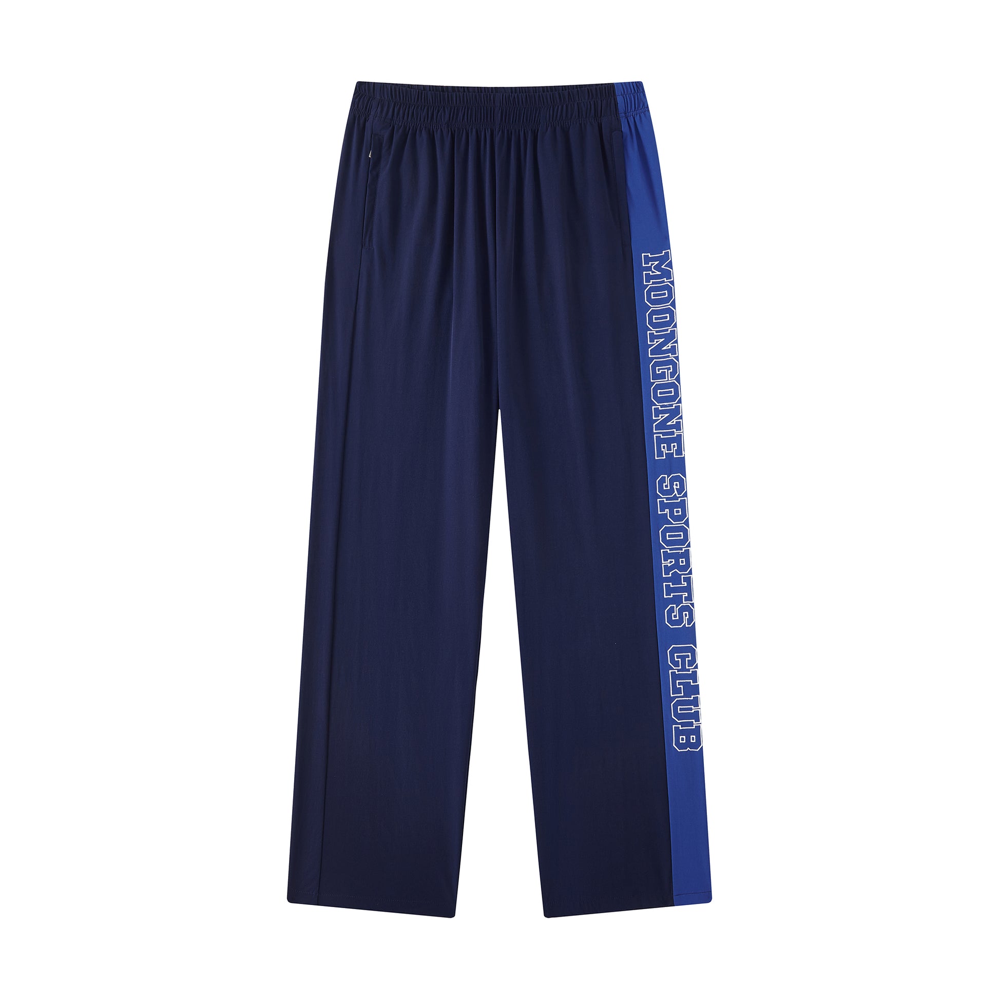 MOONGONE Navy Side Graphic Sporys Pants