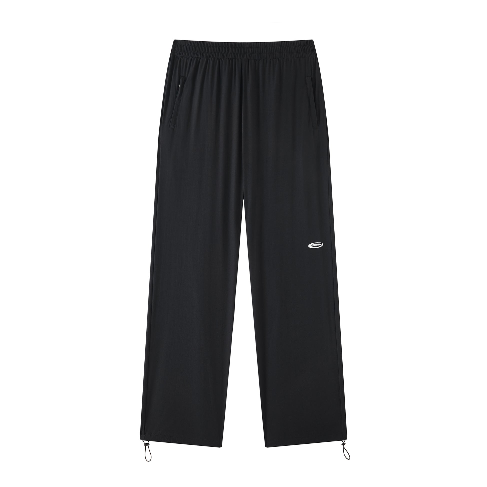 MOONGONE Black Nylon Sporys Pants