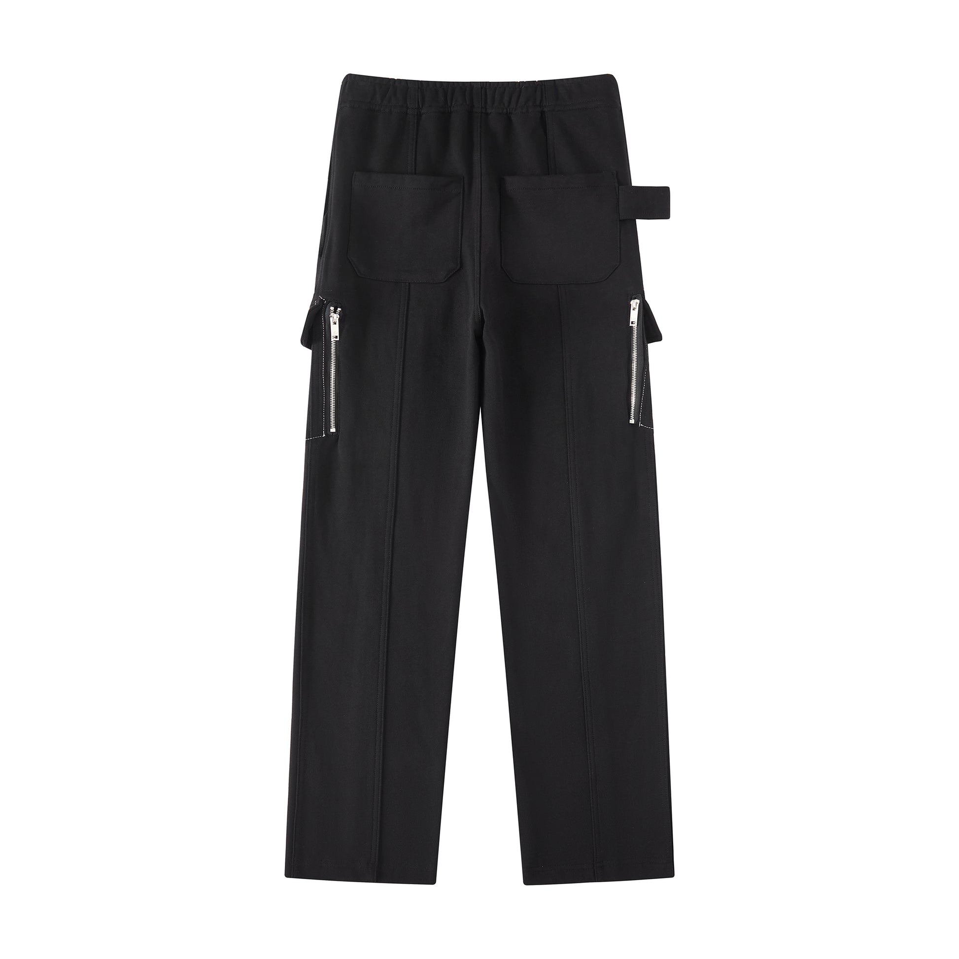 MOONGONE 400 GSM Black Pocket Cargo Pants for Men