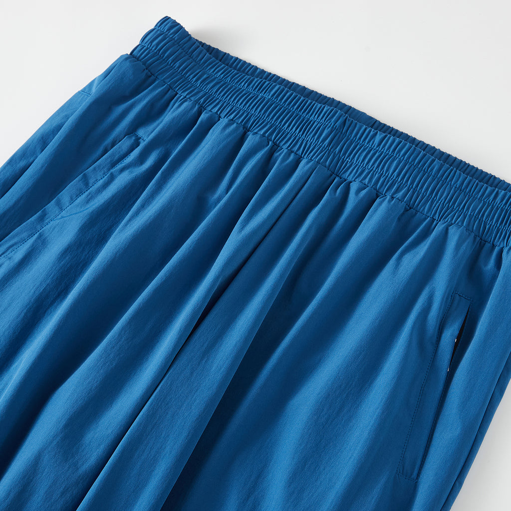 MOONGONE Blue Nylon Sporys Pants