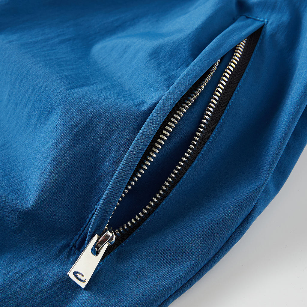MOONGONE Blue Nylon Sporys Pants