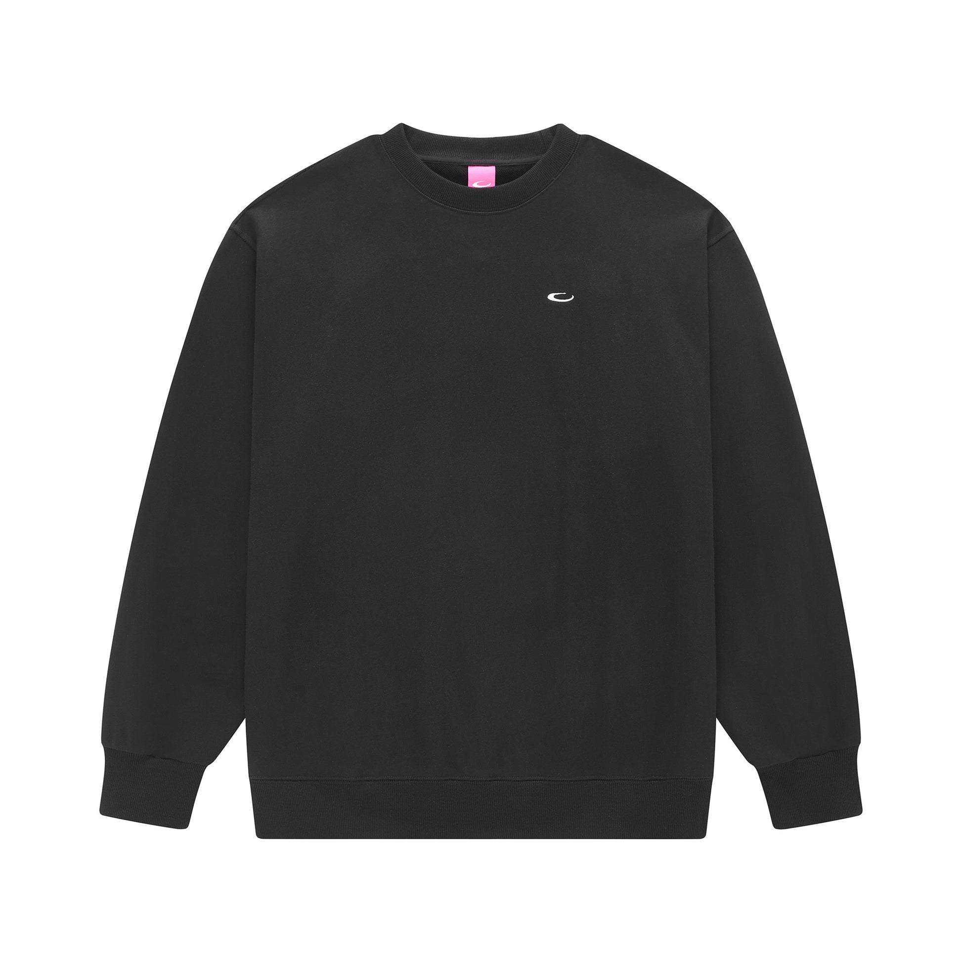MOONGONE 400 GSM Crew Neck Pullover Black