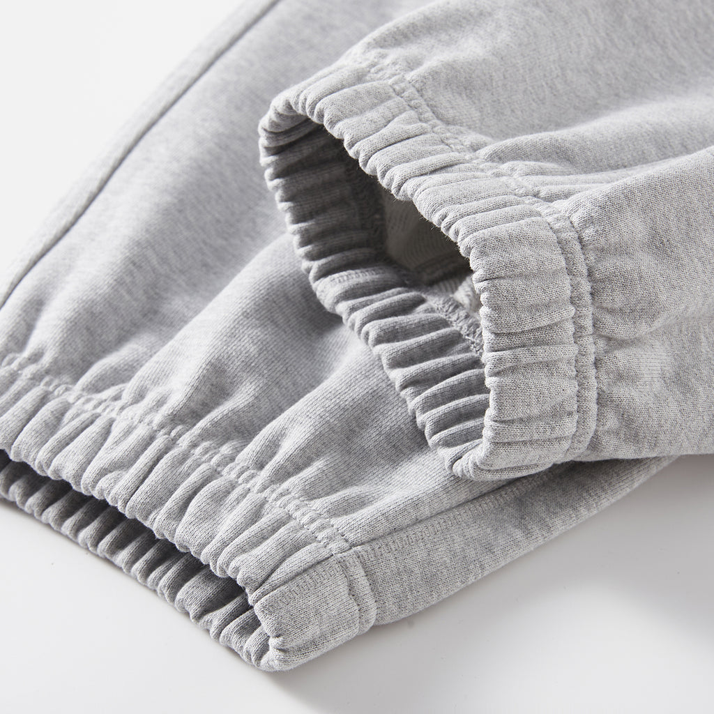MOONGONE 400 GSM Spend Gray Tapered Jogger Pants