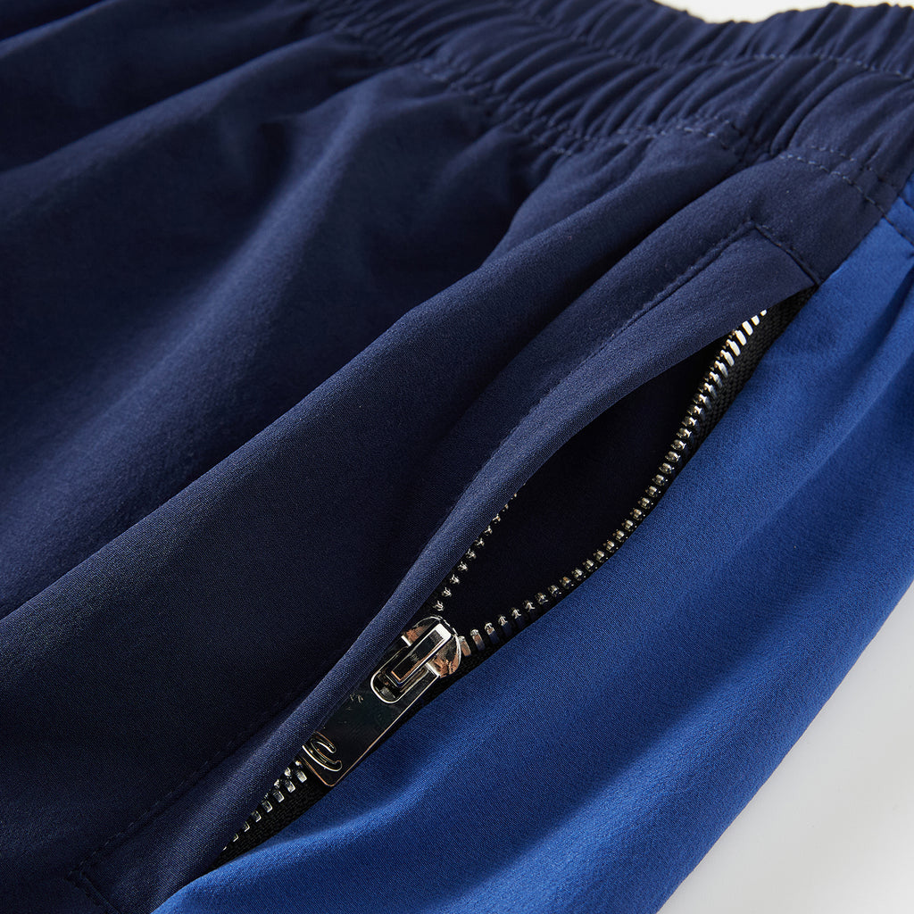 MOONGONE Navy Side Graphic Sporys Pants