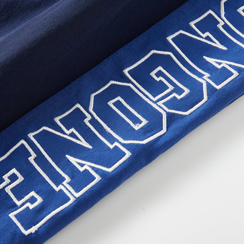 MOONGONE Navy Side Graphic Sporys Pants