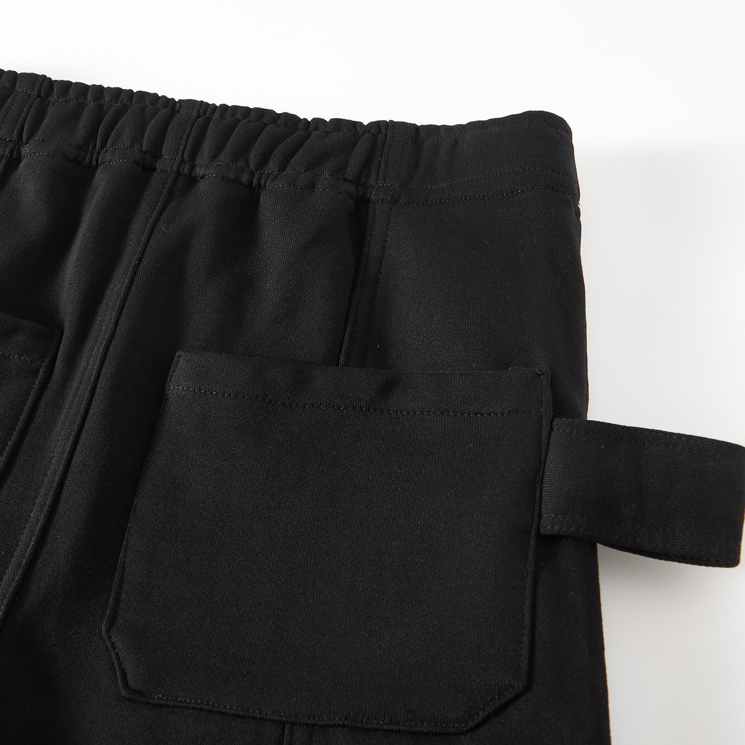 MOONGONE 400 GSM Black Pocket Cargo Pants for Men