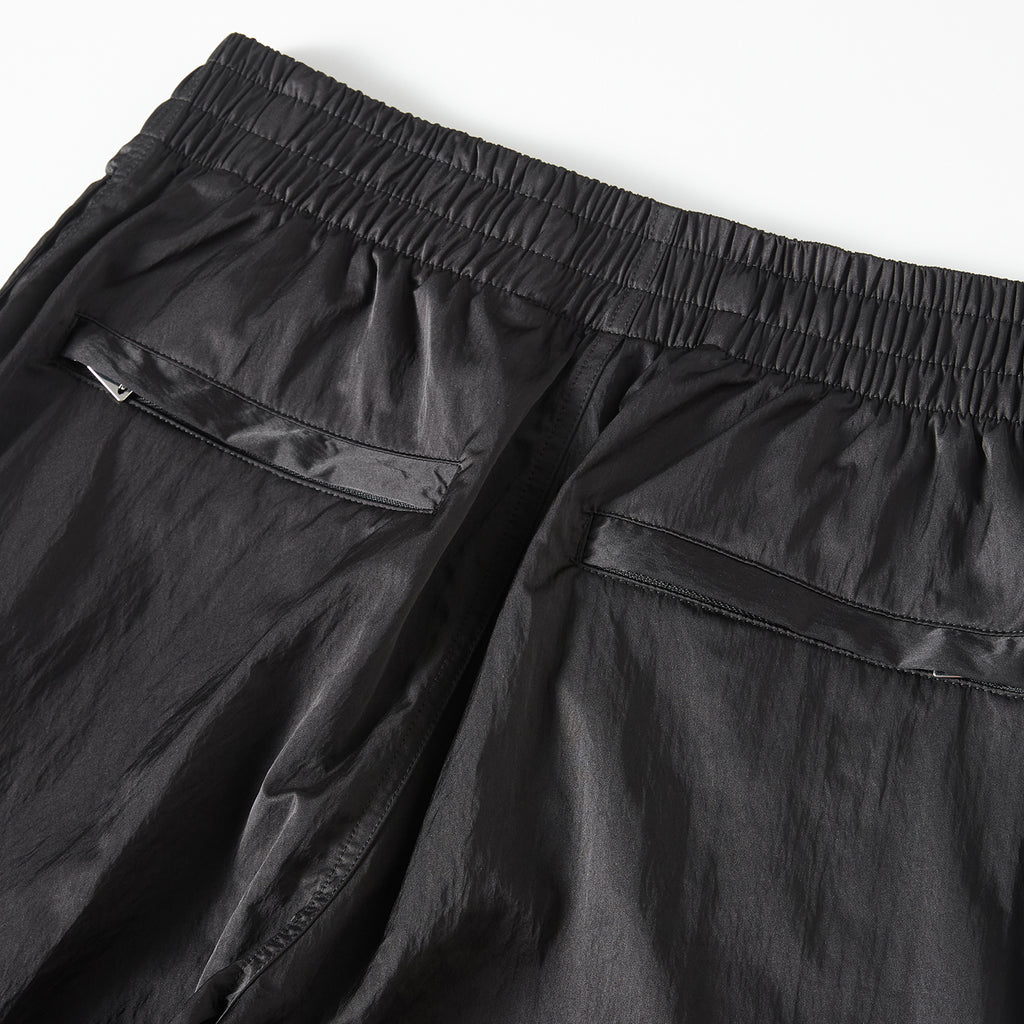 MOONGONE Black Nylon Pocket Cargo Pants for Men