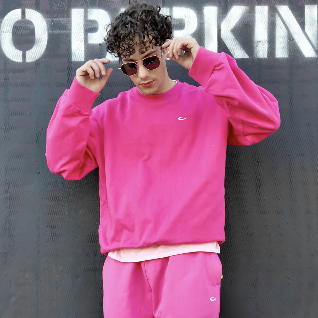 MOONGONE 400 GSM Crew Neck Pullover