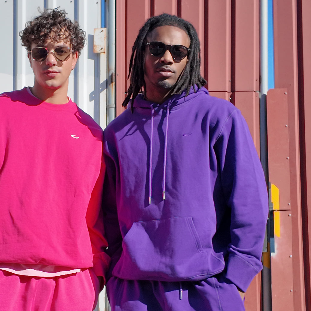 MOONGONE 400 GSM Purple Hoodie