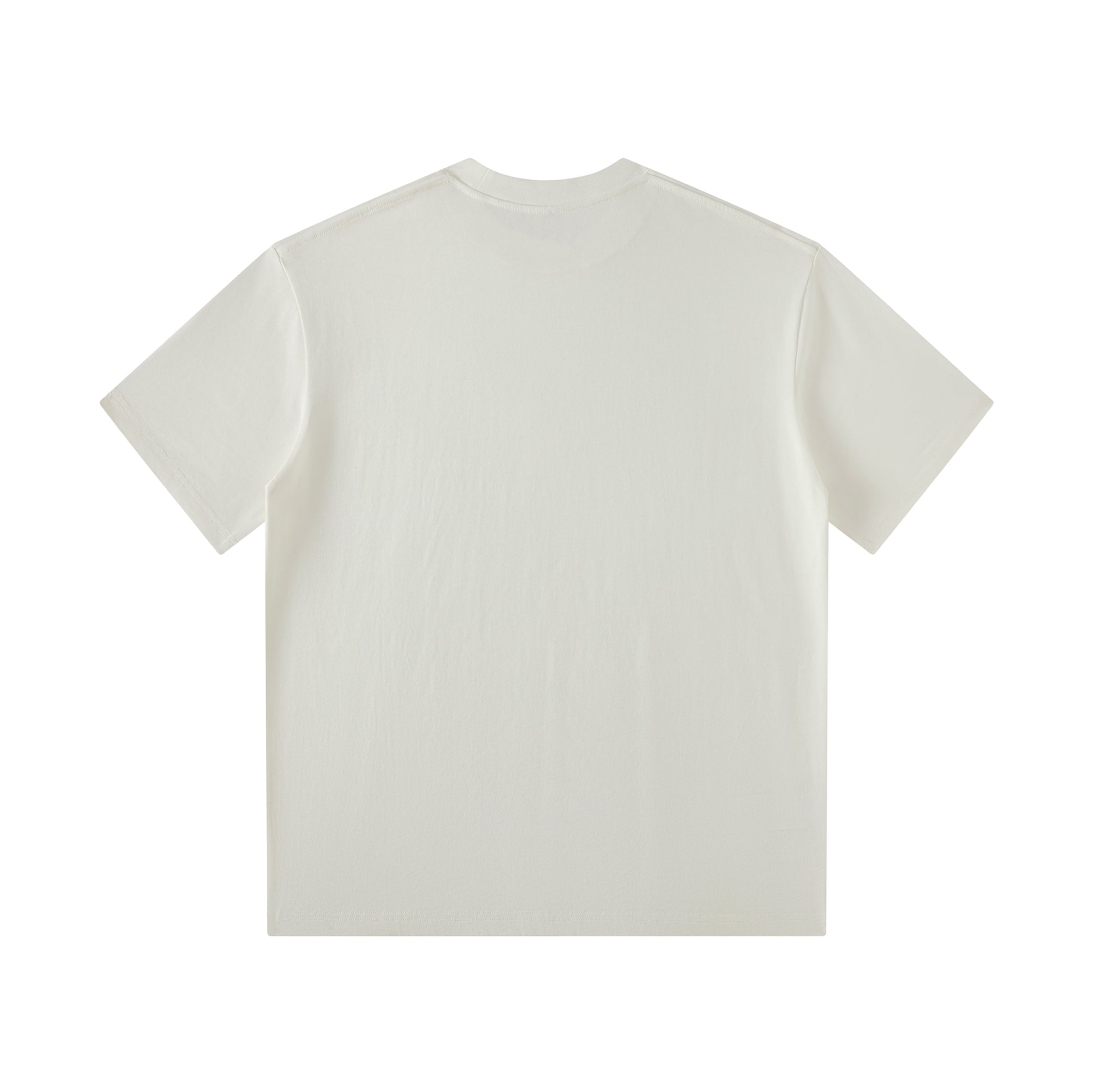 MOONGONE 300 GSM White Crew Neck Tee