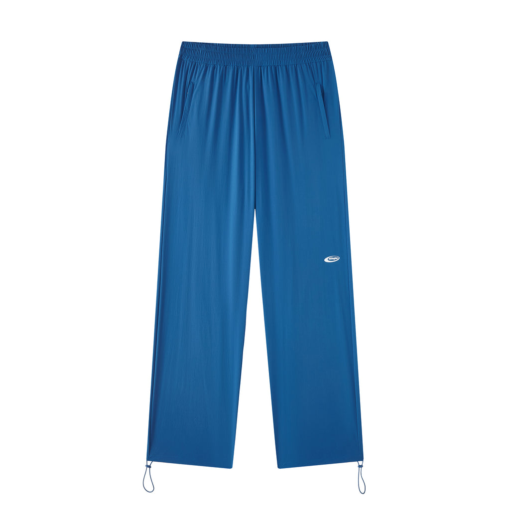 MOONGONE Blue Nylon Sporys Pants