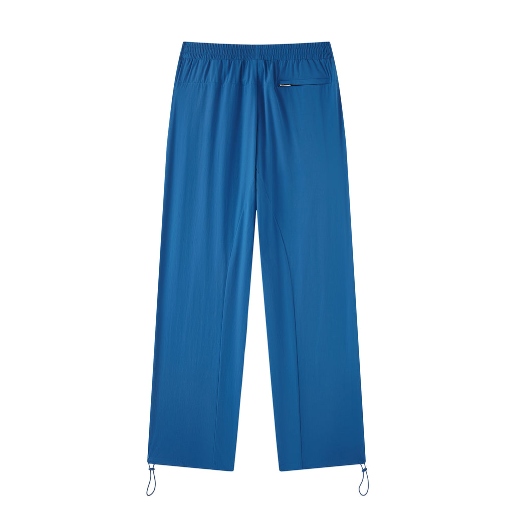 MOONGONE Blue Nylon Sporys Pants