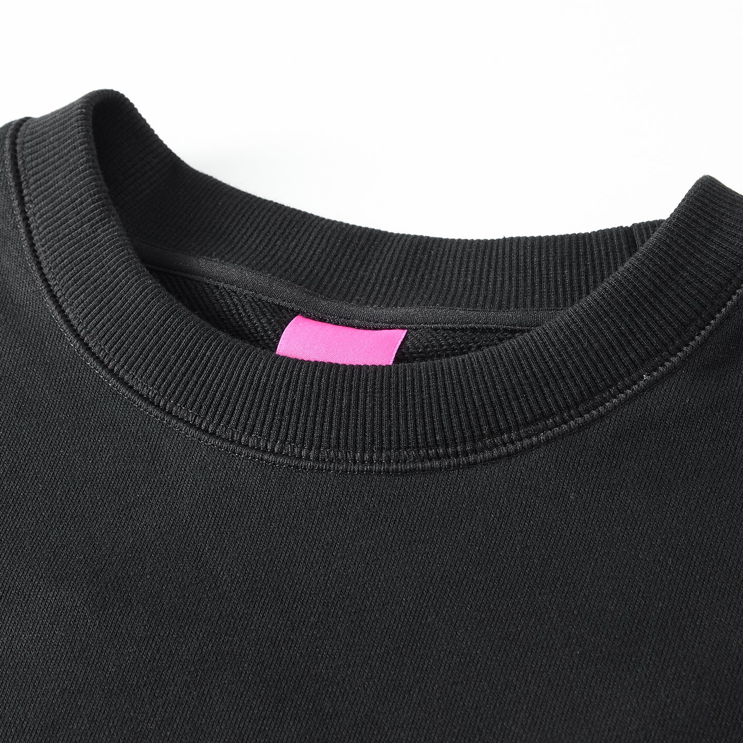 MOONGONE 400 GSM Crew Neck Pullover Black