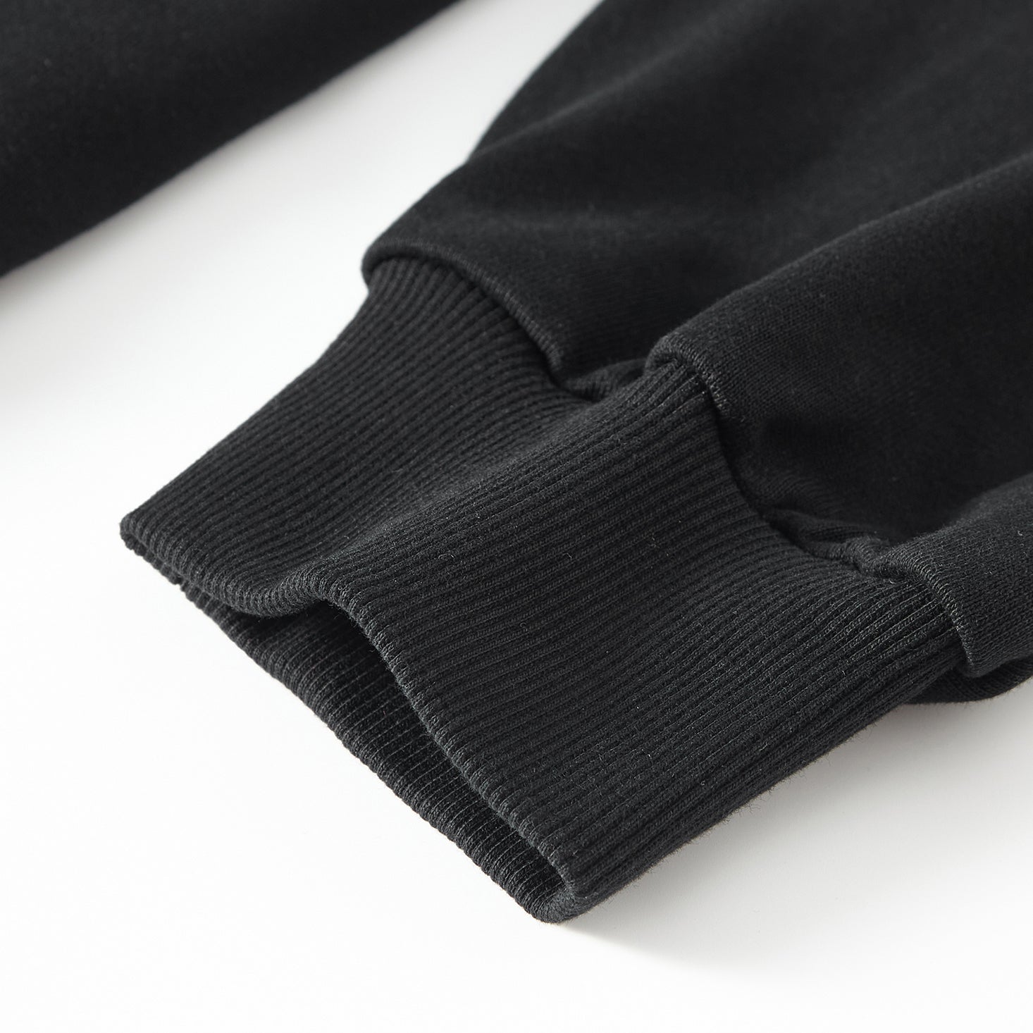 MOONGONE 400 GSM Crew Neck Pullover Black