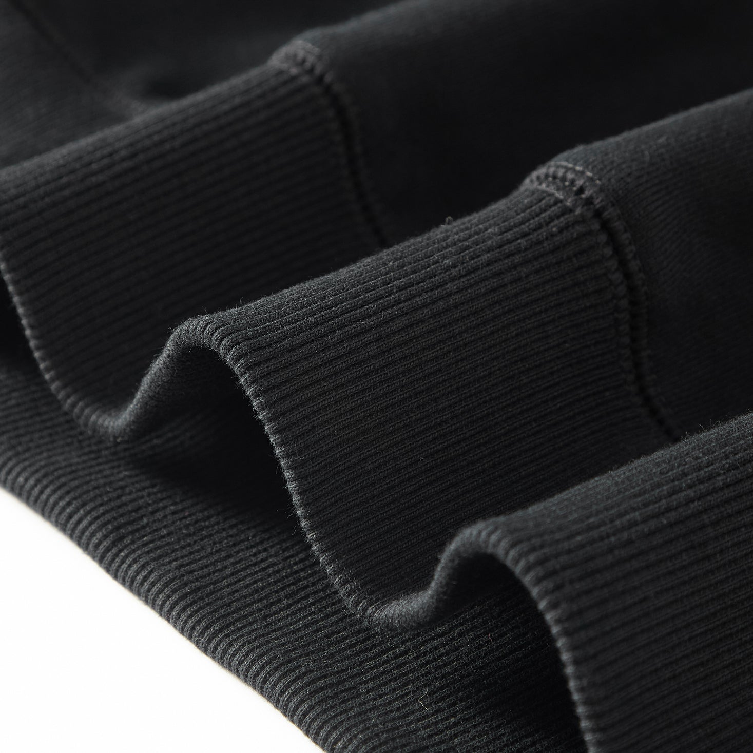 MOONGONE 400 GSM Crew Neck Pullover Black