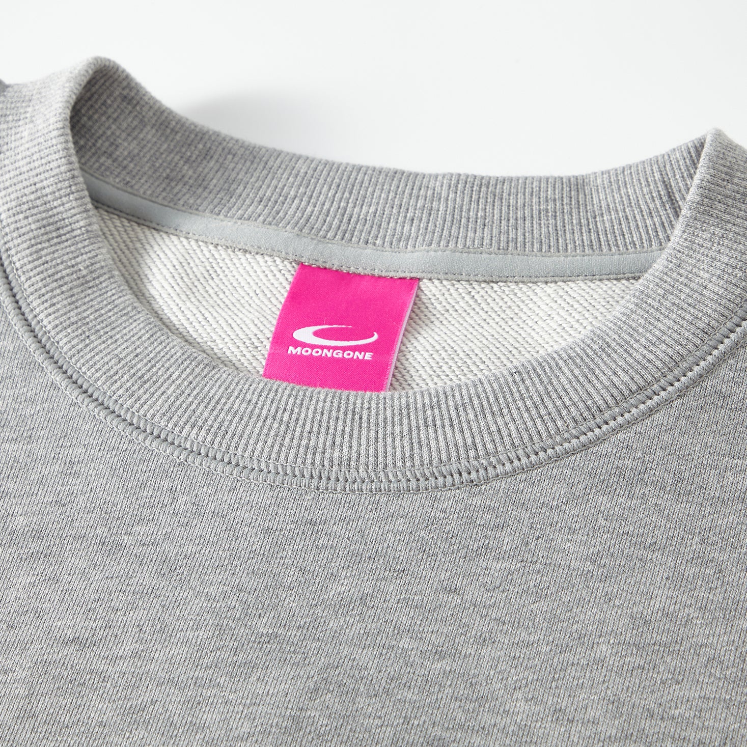 MOONGONE 400 GSM Crew Neck Pullover Spend Gray