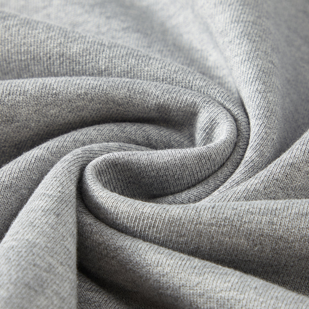 MOONGONE 400 GSM Crew Neck Pullover Spend Gray