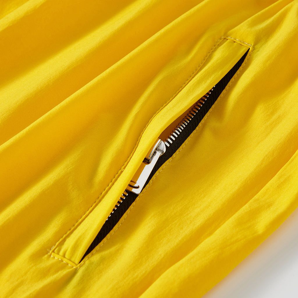 MOONGONE Yellow Nylon Sporys Pants