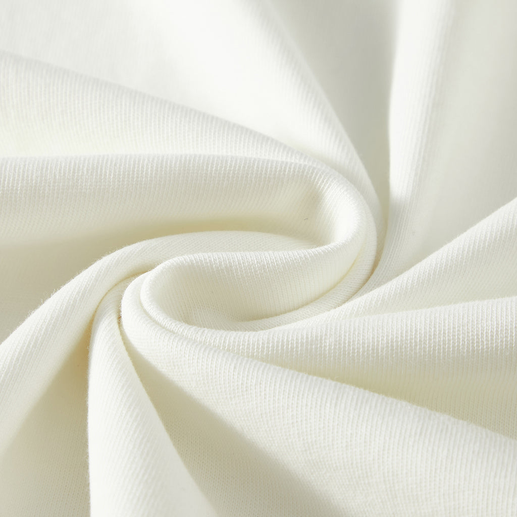 MOONGONE 300 GSM White Crew Neck Tee