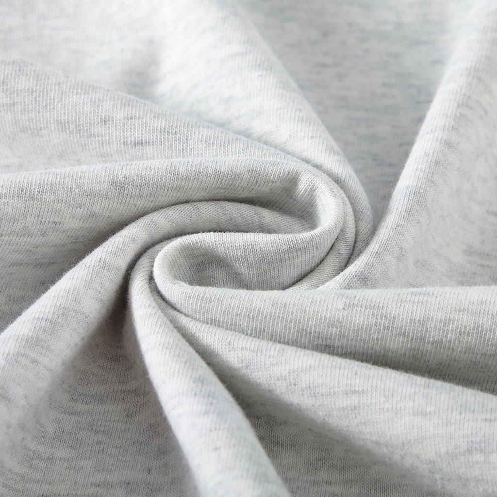 MOONGONE 300 GSM Gray Crew Neck Tee