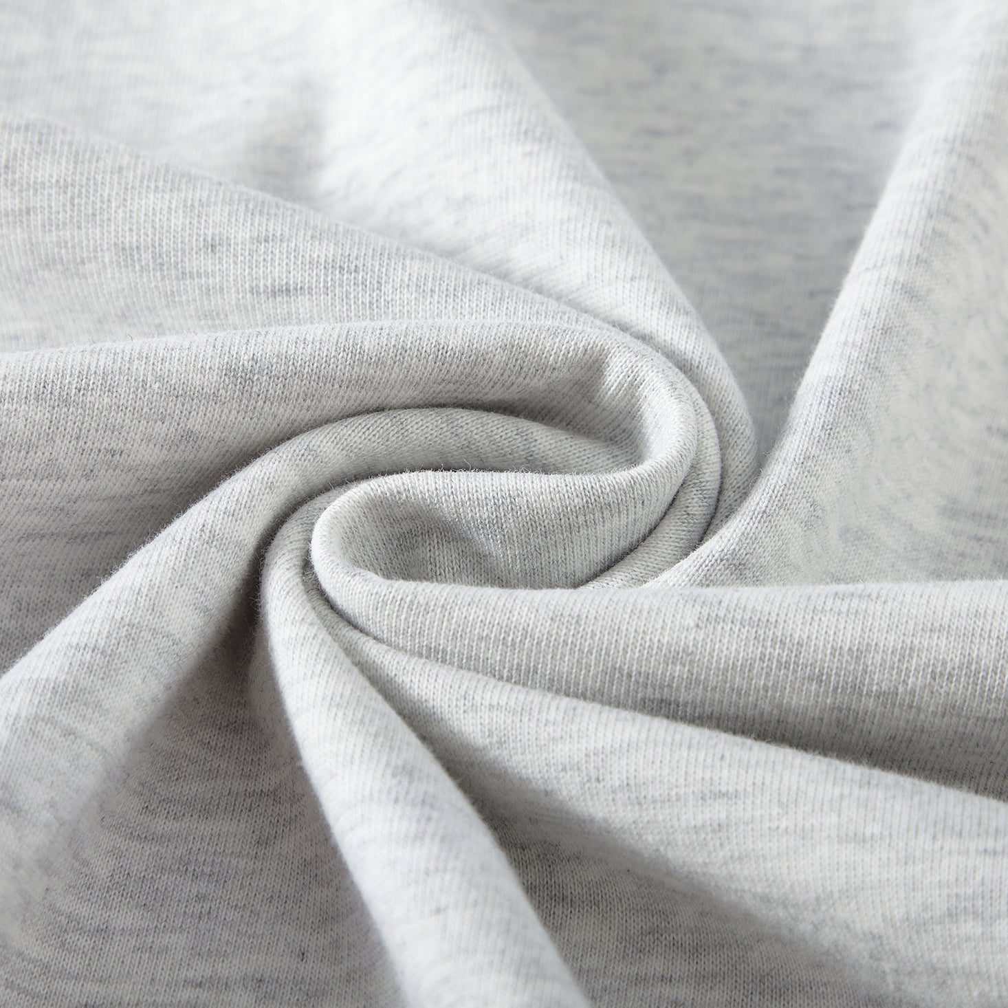MOONGONE 300 GSM Gray Crew Neck Tee