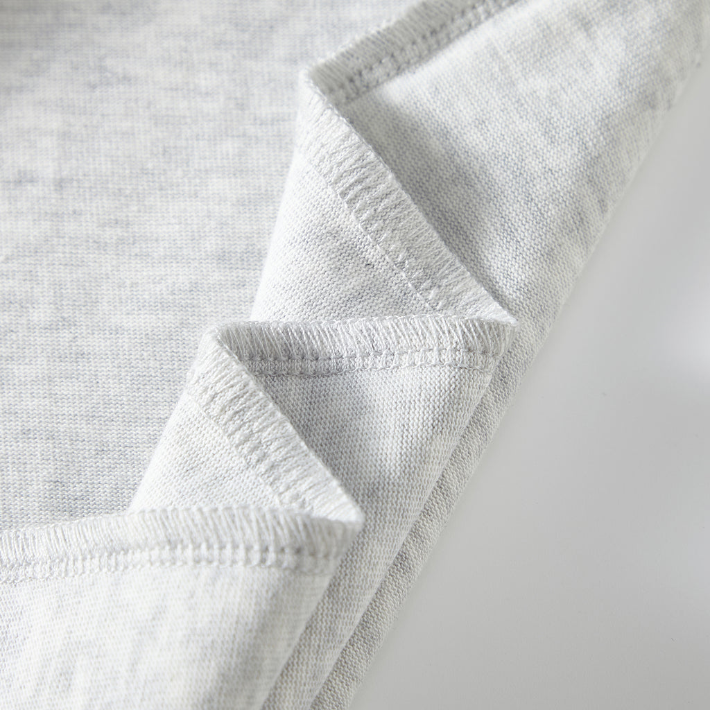 MOONGONE 300 GSM Gray Crew Neck Tee